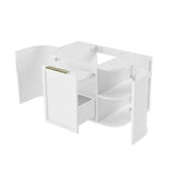 Otti Hampshire Wall Hung Cabinet 750x460x450mm Satin White (Cabinet Only) BOH750W