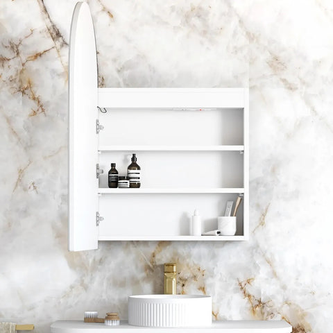 Otti Archie LED Shaving Cabinet 900x600mm White LED-ARSV9060-VP