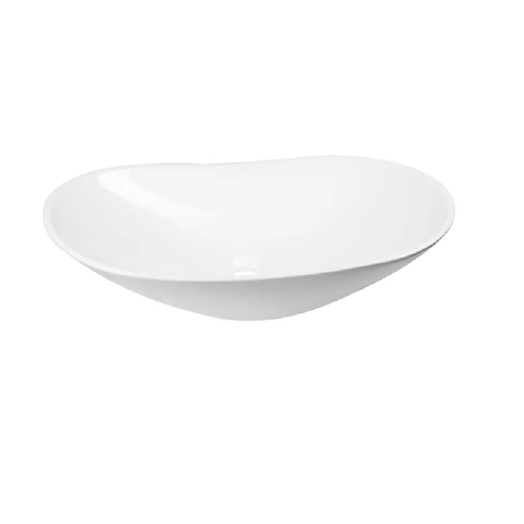 Otti Above Counter Basin 620x340mm No Overflow Gloss White IS4811