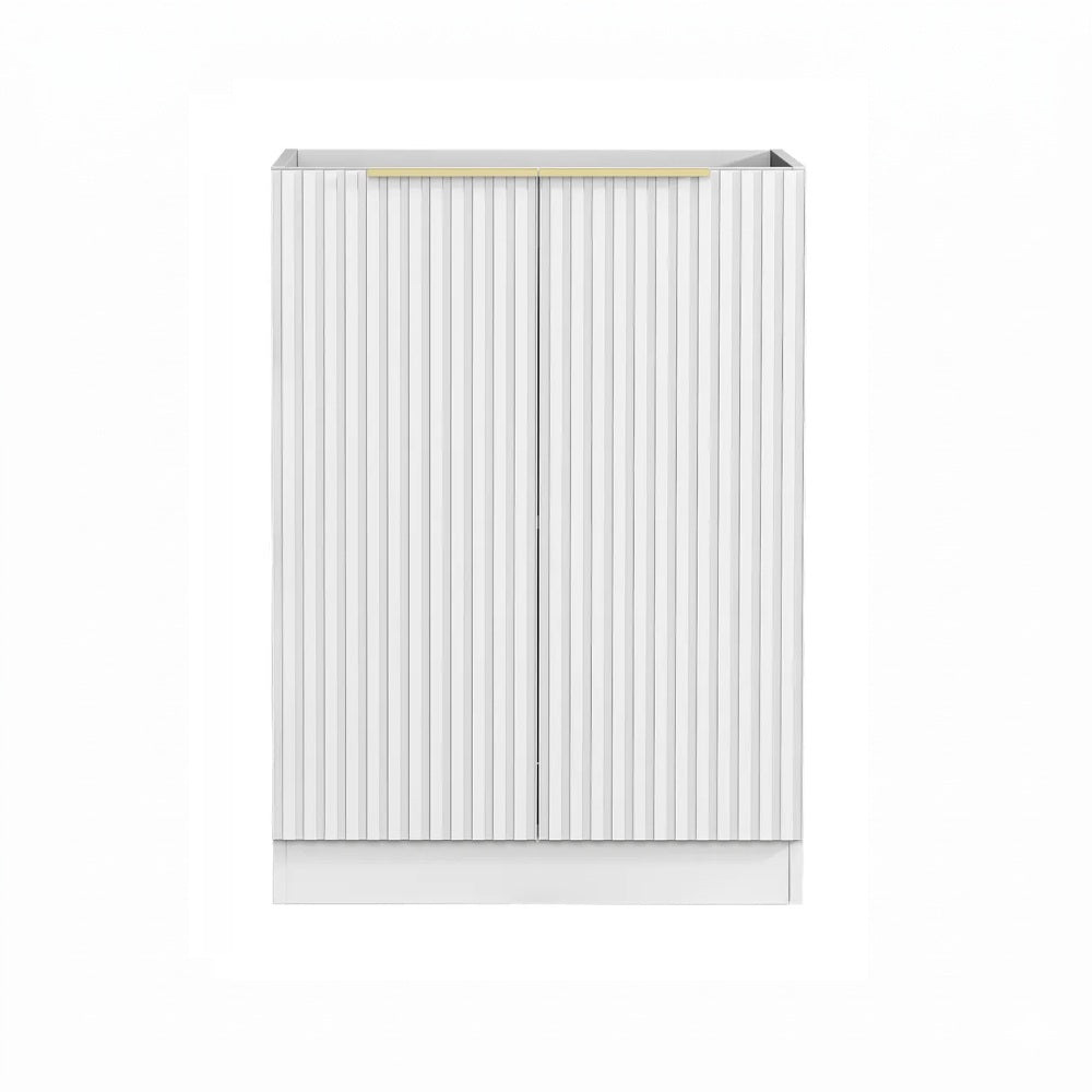 Otti Noosa Fluted Laundry Base Cabinet 630mm White LA-NS600W_O