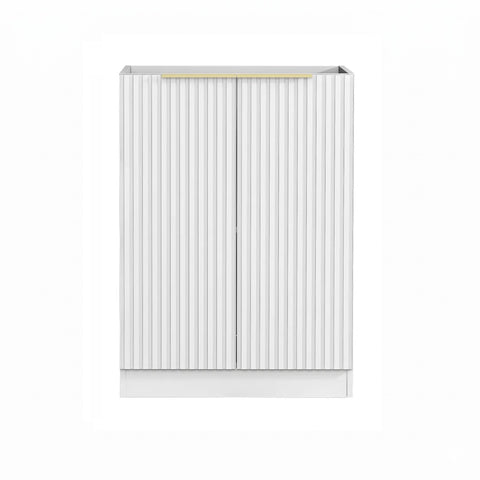 Otti Noosa Fluted Laundry Base Cabinet 630mm White LA-NS600W_O