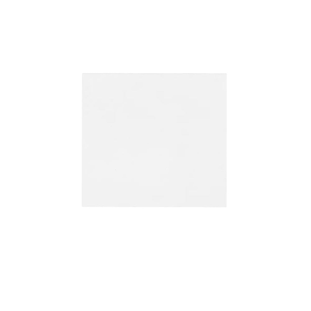Otti Laundry Stone Top 650mm (No Hole) Pure White STLA650-PW-NH