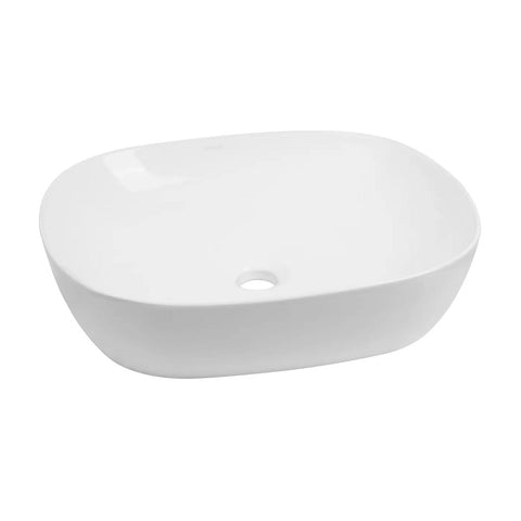 Otti Artis 98 Oval Above Counter Basin 465x375mm Gloss White IS4098