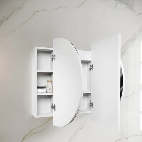 Otti Bondi LED Shaving Cabinet 1500x900mm Matte White LED-BOSV1590W