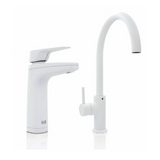 Billi Sahara 3120 Plus XL Filter Tap & Gooseneck Mixer Matte White 943125LGMW