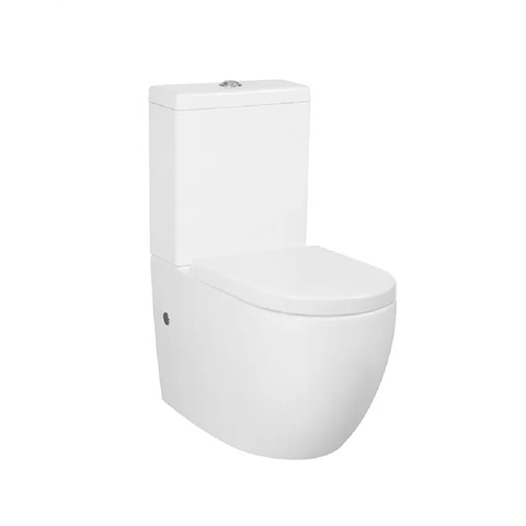 Otti Voghera Tornado Toilet Suite w/ Standard Seat White IVTSPK