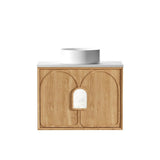 Otti Laguna Mk II Wall Hung Cabinet Only 750mm Natural Woodland Oak LGM750N