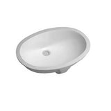 Otti Basin Oval 545x425mm Undermount With Overflow Gloss White IS9016