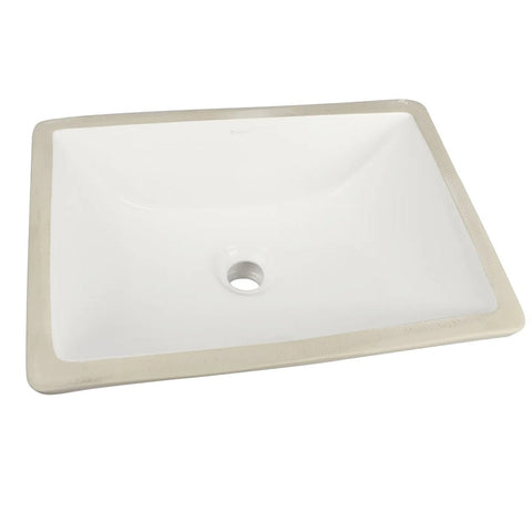 Otti Basin Square 460x330mm Undermount With Overflow Gloss White IS9046S