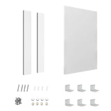 Otti End Panel 880x580x16mm w/ Installation Kit Polyurethane White LA-EP880W-Kit