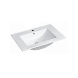 Otti Slim Line Ceramic Top Basin 750x460mm White CT74