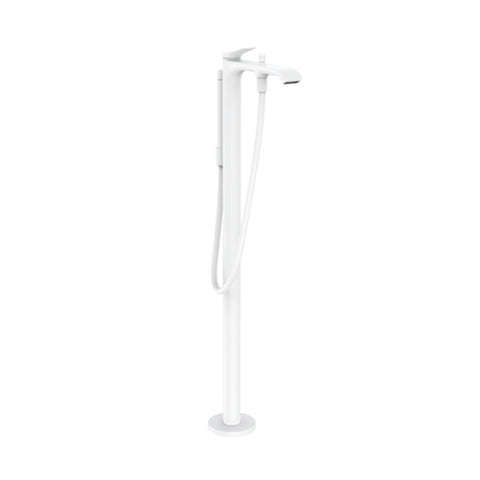 Hansgrohe Vivenis Single Lever Bath Mixer Floor-Standing Matte White 75445709