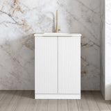 Otti Bondi Mini Laundry Kit 650mm White / Matte White Top LA-650-BOW-MW