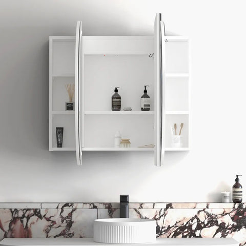 Otti Bondi LED Shaving Cabinet 1200x750mm Premium Edition White LED-BOSV1275W-VP