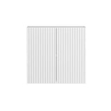 Otti Noosa Fluted Laundry Wall Cabinet 630mm White LA-WCNS600W_O