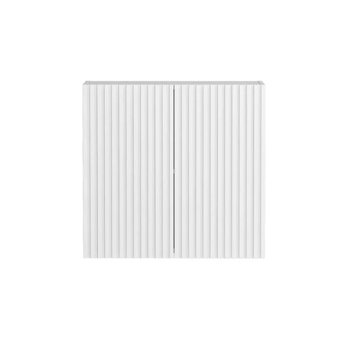 Otti Noosa Fluted Laundry Wall Cabinet 630mm White LA-WCNS600W_O