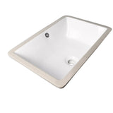 Otti Basin Square 510x380mm Undermount With Overflow Gloss White IS9051