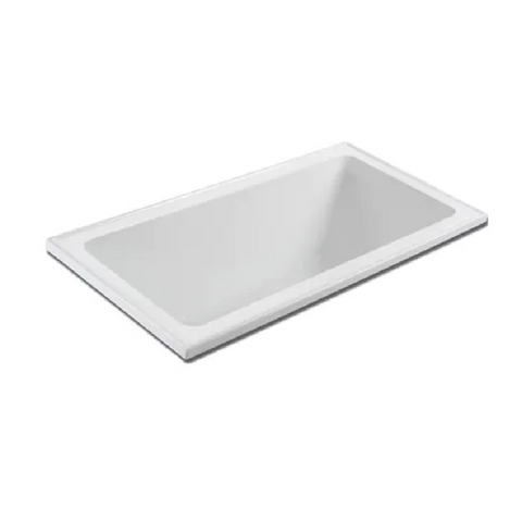 Otti Drop In Shower Bath 1495x750mm Gloss White SB1500