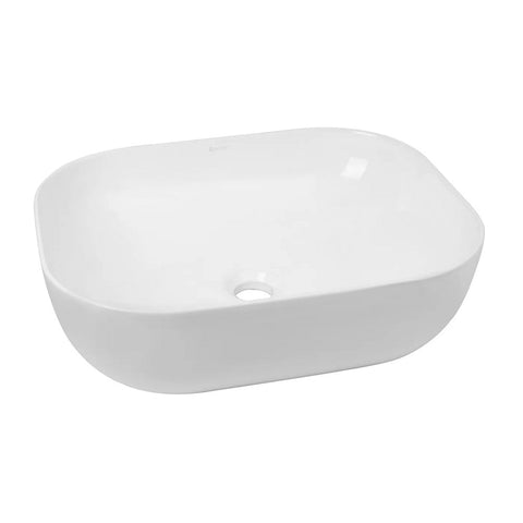 Otti Artis Oval 50 Above Counter Basin 480x390mm Gloss White IS5094
