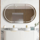 Otti Bondi LED Shaving Cabinet 1500x900mm Premium Edition White LED-BOSV1590W-VP