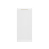 Otti Bondi Fluted Laundry Base Cabinet 415mm White LA-BO400W