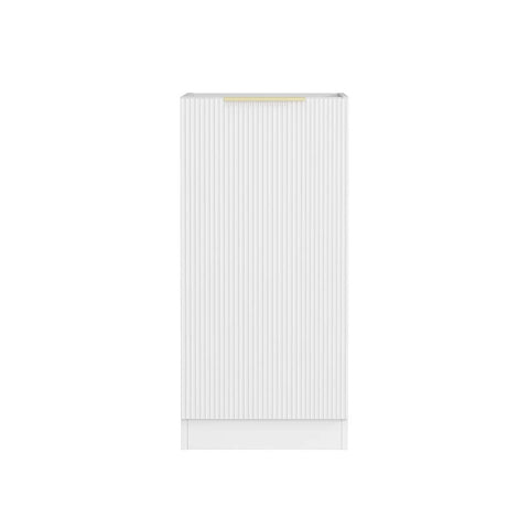 Otti Bondi Fluted Laundry Base Cabinet 415mm White LA-BO400W