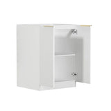 Otti Bondi Fluted Laundry Base Cabinet 630mm White LA-BO600W_LOT