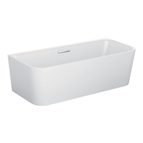 BetteArt BTW Silhouette Freestanding Bath w/ Overflow White B3480CWSFB