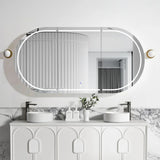 Otti Bondi LED Shaving Cabinet 1800x900mm Premium Edition White LED-BOSV1890W-VP