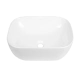 Otti Artis Oval Above Counter Basin Ultra Slim 455x320mm Gloss White IS4096