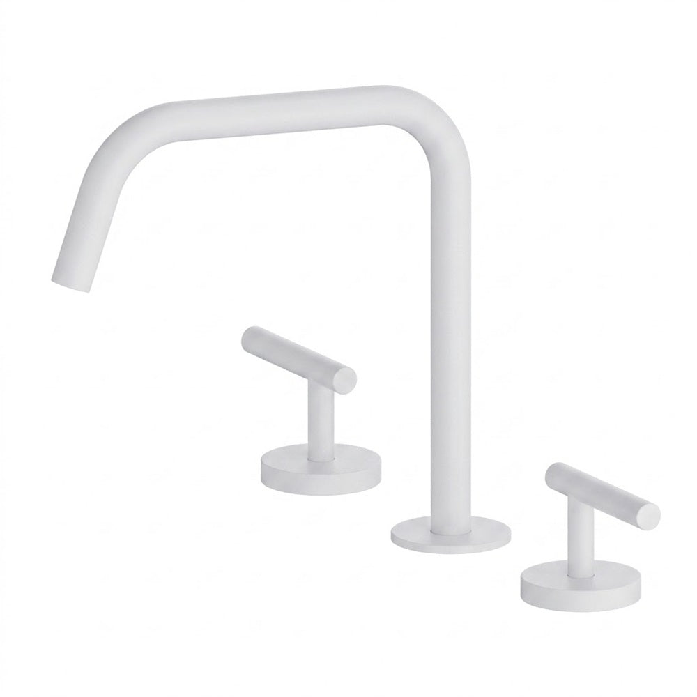 Nero Mecca Lever Hob Kitchen/Bath Set 1/4 Turn Edge Ii Spout Matte White 25D003MW