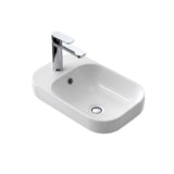 Caroma Luna Universal Inset Basin 450x290mm White 899615W