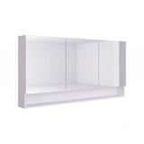 Fienza Carmen/Aluca Mirror Cabinet 1500mm White 3 Doors w/ Display Shelf DMC1500