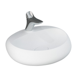 Fienza RAK Cloud Wall Basin 550x425mm Matte White 5501500A