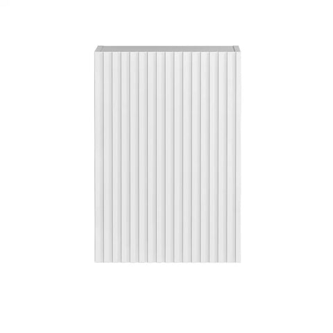 Otti Noosa Fluted Laundry Wall Cabinet 415mm White LA-WCNS400W_O