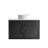 Otti Laguna Mk II Wall Hung Cabinet Only 900mm Black Oak LGM900B