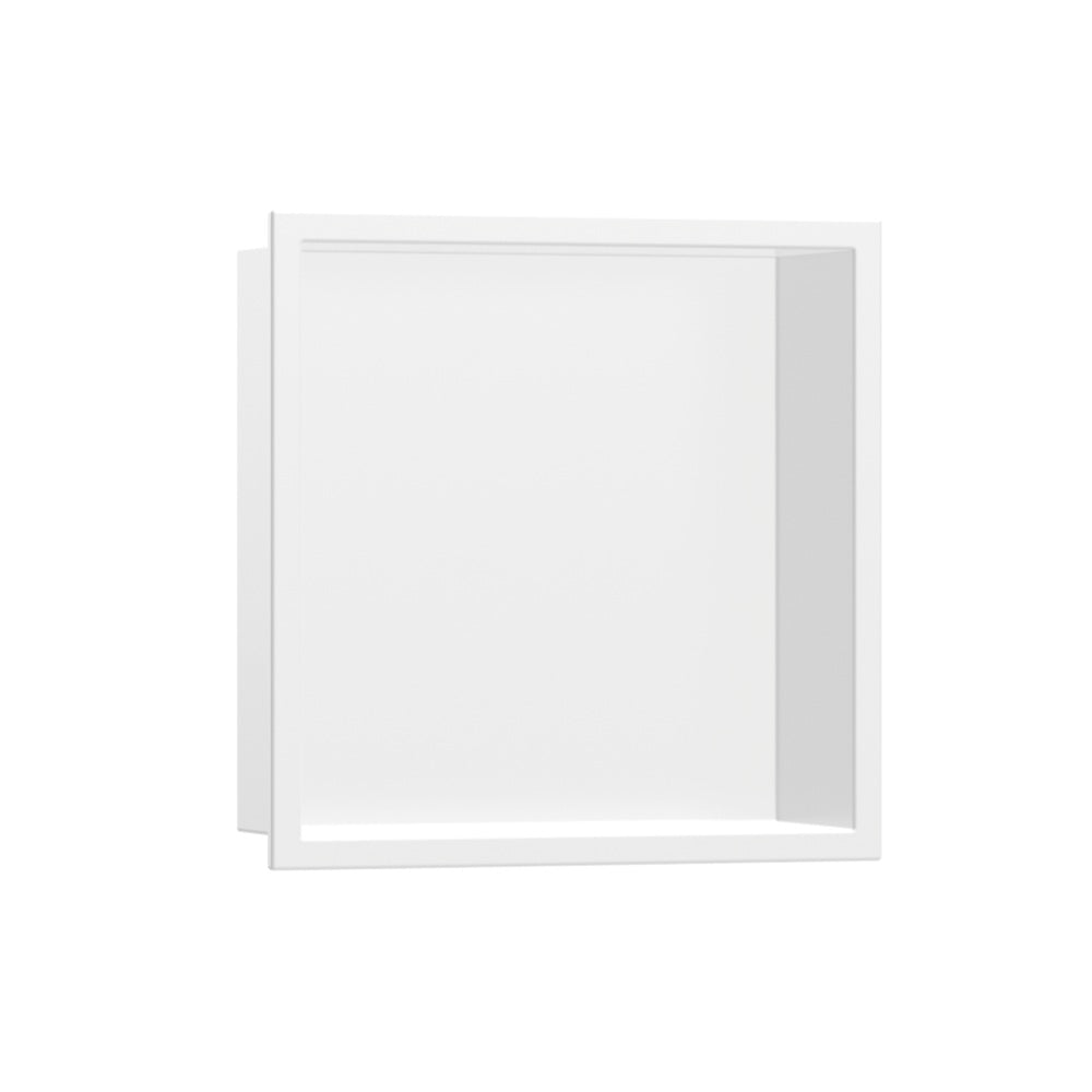 Hansgrohe Xtrastoris Wall Niche 300x300x100mm w/ Frame Matte White 56061700