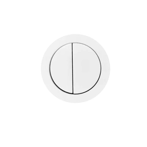 Otti Round Toilet Flush Button Matte White IS10MW