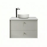 Otti Boston Wall Hung Cabinet Only 600mm Light Grey BS600LG