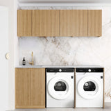 Otti Havana Laundry Kit 1960A Woodland Oak / Natural Carrara Marble Top LA-1960A-HAWL-NCA