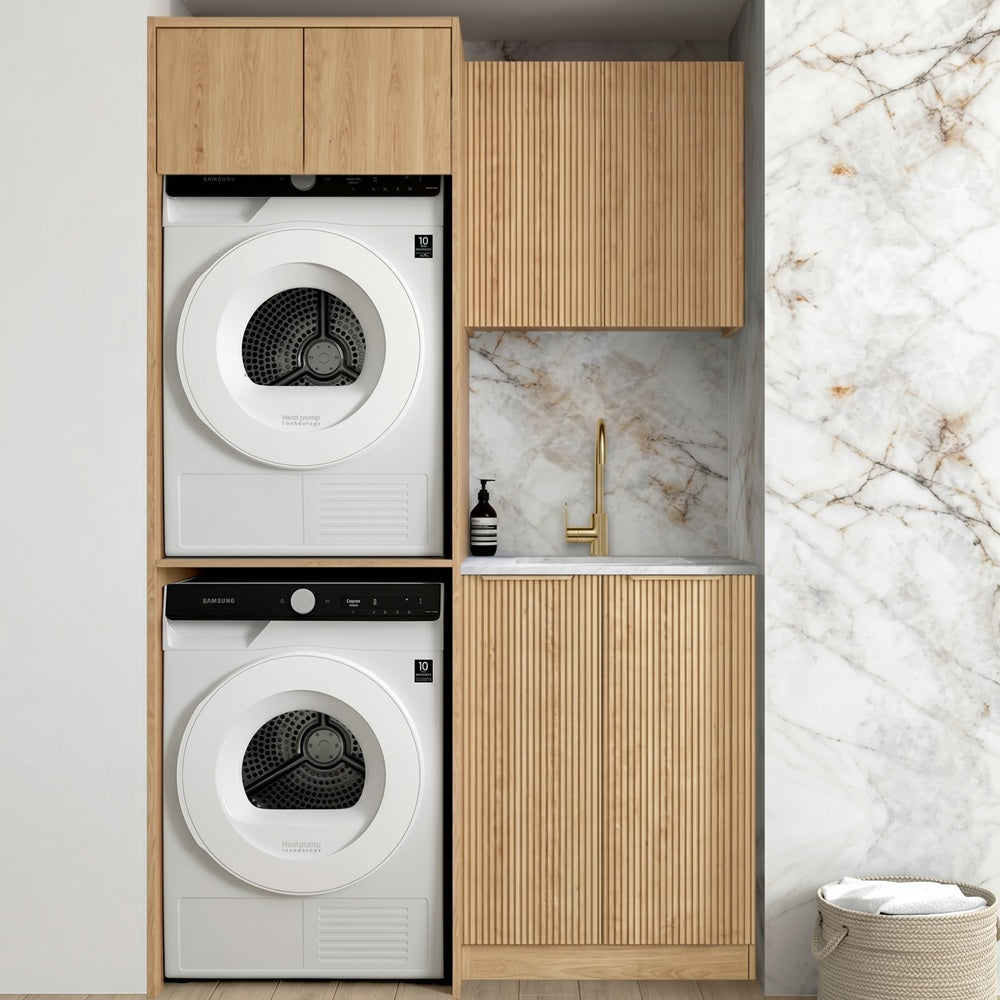 Otti Havana Laundry Kit 1305C Woodland Oak / Pure White Top LA-1305C-HAWL-PW