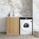 Otti Havana Base Laundry Kit 1300mm Woodland Oak / Natural Carrara Marble Top LA-1300-HAWL-NCA