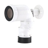 Fienza Flexi Connect S Trap Pipe for Toilet Pans (90-180mm) White X022G
