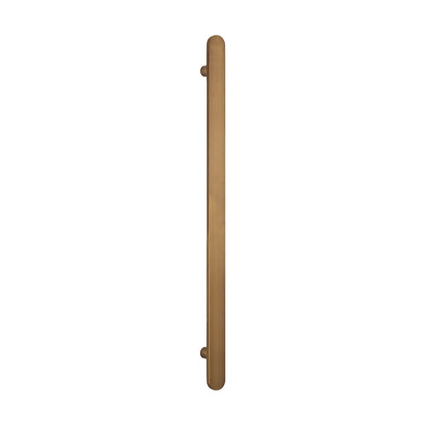 Radiant Vertical Flat Bar Towel Rail 50x930mm Antique Brass AB-FVTR-930
