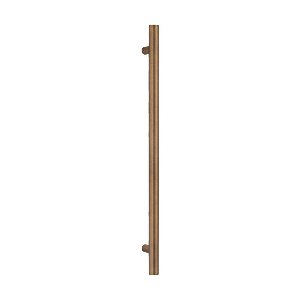 Radiant Vertical Single Heated Towel Bar 40x950mm Antique Brass AB-VTR-950