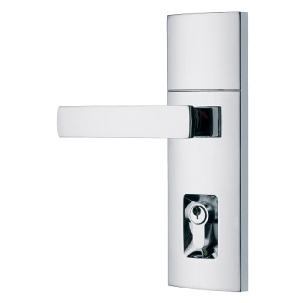 Gainsborough Trilock Contemporary Angular Double Cylinder Bright Chrome 8951ANGBC