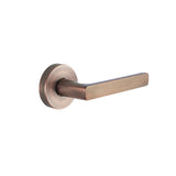 Gainsborough QuickFix Rivera Passage Lever Set Aged Brushed Copper 700RIVABC