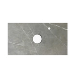 Otti Byron Wall Hung Vanity 750mm (2 O'Clock Taphole) Black Oak / Amani Grey Top BY750BST-G-2TH