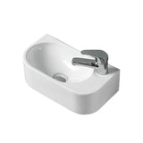 Seima Arko 485 Wall Hung Basin Mini 400x215mm (1 Taphole) Gloss White 192749