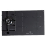 Artusi Hybrid Cooktop 900mm Black Glass AIG9410NB